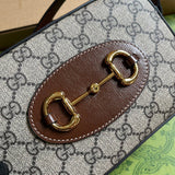 Close-up detail of classic signature women's handbag – women's luxury handbag
