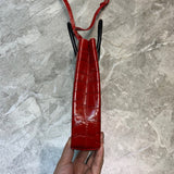 Understated Faux Leather Handbag - Understated Luxury Look | Women's Everyday Carry Handbag #1053 - back view (image 4) of designer-inspired handbag
