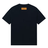Close-up detail shot of Louis Vuitton cotton t-shirt with everyday silhouette