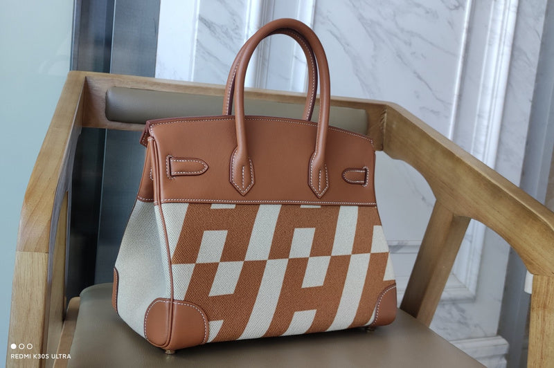 Close-up detail of understated bag design