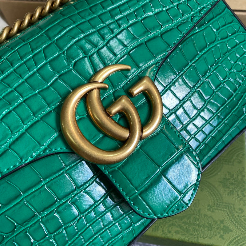 Back view of classic sleek women's handbag – women's statement bag