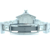 Angled view of Chanel unisex white watch