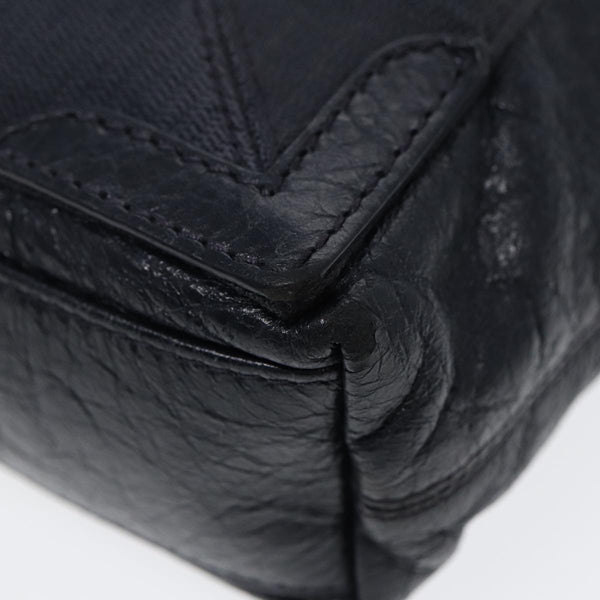 Balenciaga Navy Cabas XS Hand Bag Leather 2way Navy Silver 390346 | Luxury Canvas Tote Bag