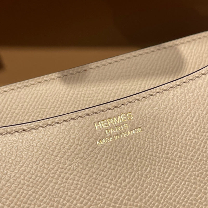 Side view of modernist structured handbag