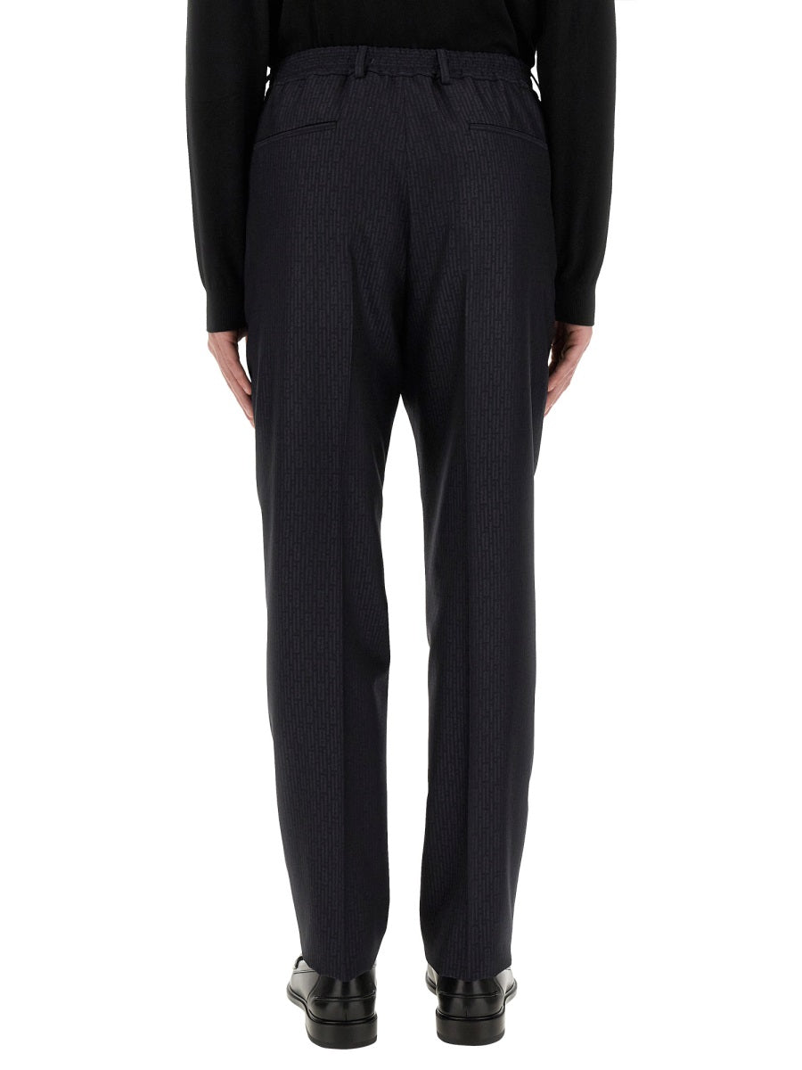 Fendi premium pants detail and craftsmanship close-up