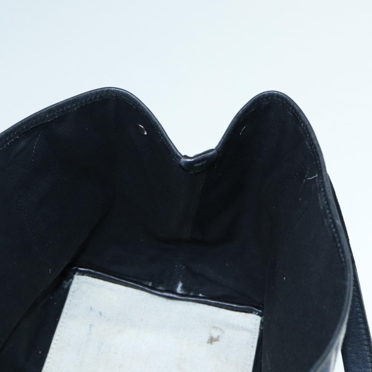 Balenciaga Navy Cabas M Hand Bag Canvas Blue Silver 339933 | Luxury Canvas Tote Bag