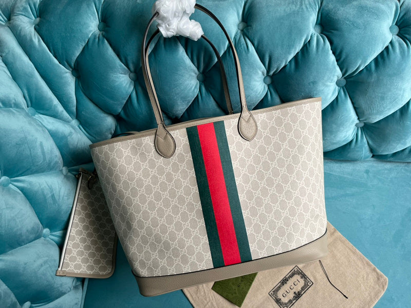 Top view of modern signature women's handbag – women's designer-style accessory