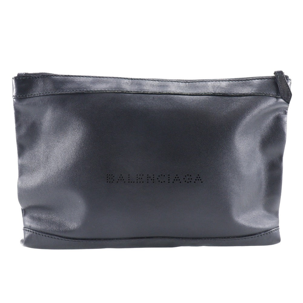 Balenciaga Navy Clutch Bag — Designer Clutch Bag