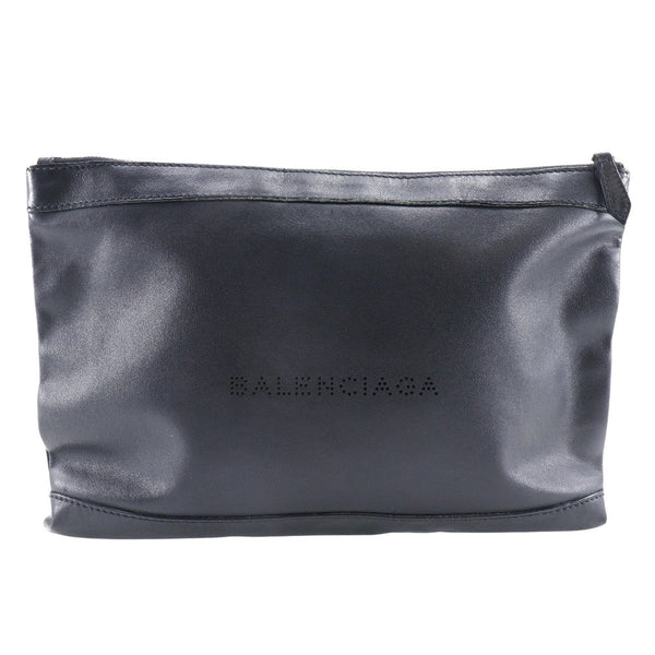 Balenciaga Navy Clutch Bag — Designer Clutch Bag