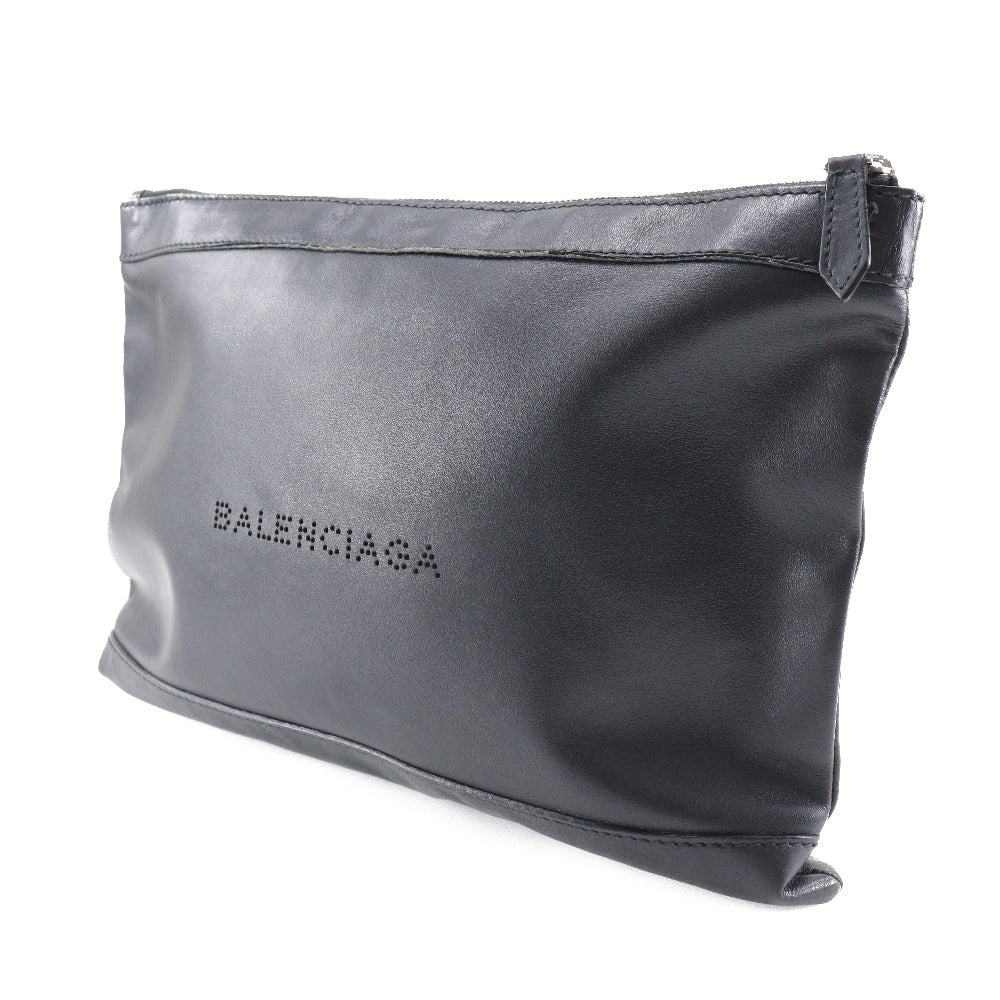 Balenciaga Navy Clutch Bag — Designer Clutch Bag