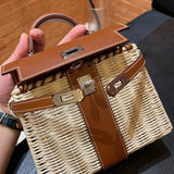  sophisticated structured bag detail view showing craftsmanship