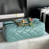 Zivas Charm Polished Finish Designer Handbag (Premium Everyday Carry) – Detail View