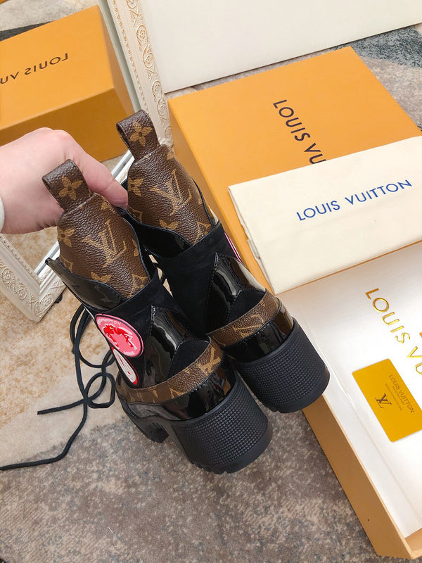 Louis Vuitton luxury shoes close-up — premium authentic designer style