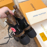 Louis Vuitton luxury shoes close-up — premium authentic designer style