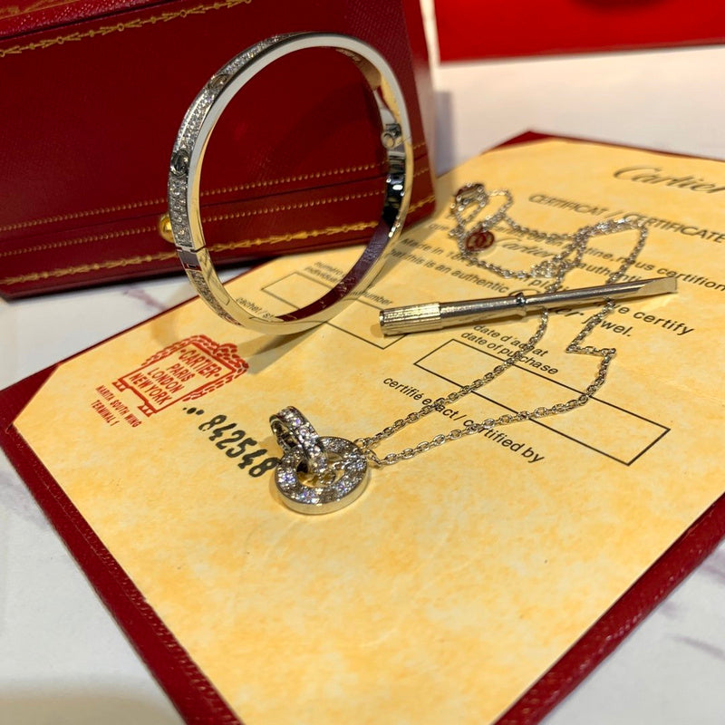 Full view of Cartier unisex jewelry piece