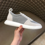Hermès Beige Chunky Platform Sneakers - Lifestyle Styling Shot