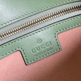 Side view of chic structured handbag