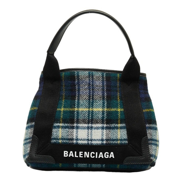 Balenciaga Navy Cabas Tote | Luxury Canvas Tote Bag