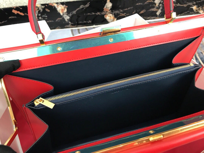 Front view of sleek modern women's handbag – women's premium purse