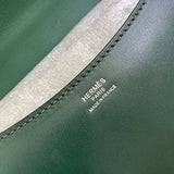 Side view of timeless structured handbag
