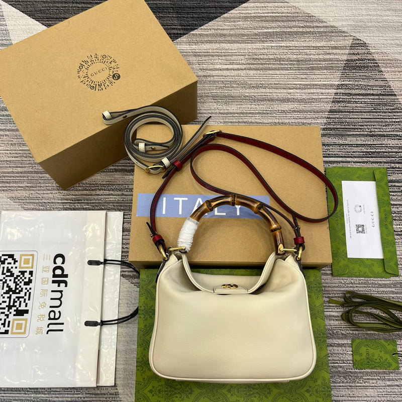 Front view of structured statement women's handbag – women's luxury handbag