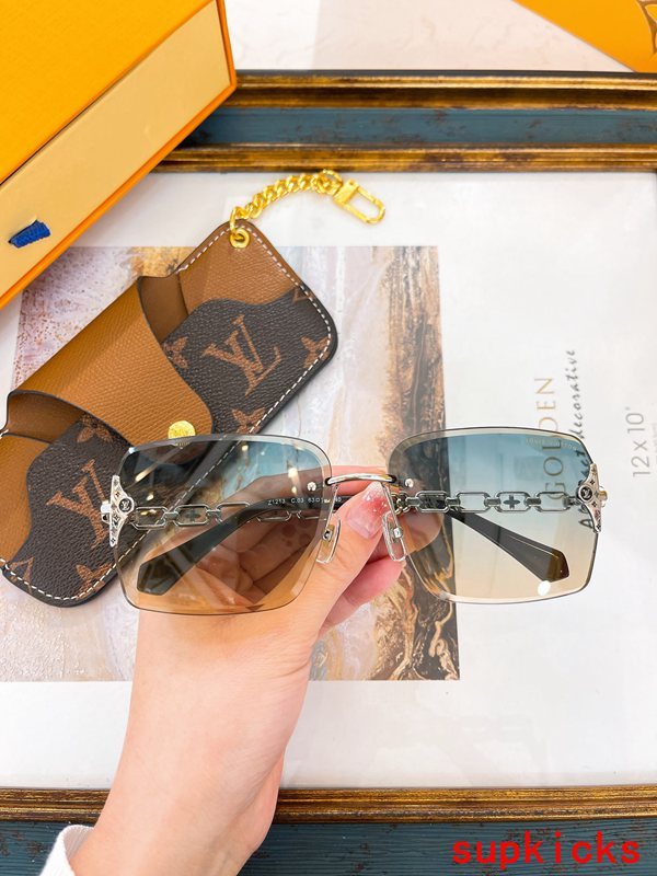 Angled view of Louis Vuitton unisex sunglasses
