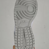 Side profile of Nike all-black sneakers everyday casual design