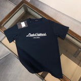 Front view of Louis Vuitton cotton t-shirt with runway-inspired design