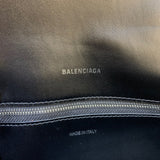 Understated Vegan Leather Handbag - Sleek Minimalist Lines | Women's Everyday Carry Handbag #268 - texture close-up (image 9) of designer-inspired handbag