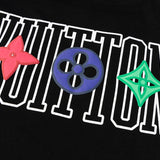 Close-up detail shot of Louis Vuitton cotton t-shirt with everyday silhouette