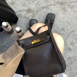 Close-up detail of polished bag design