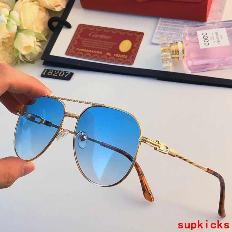 Full view of Cartier unisex sunglasses