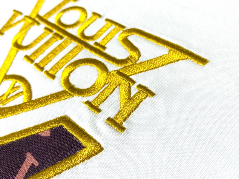 Back view of Louis Vuitton cotton t-shirt with relaxed-fit cut
