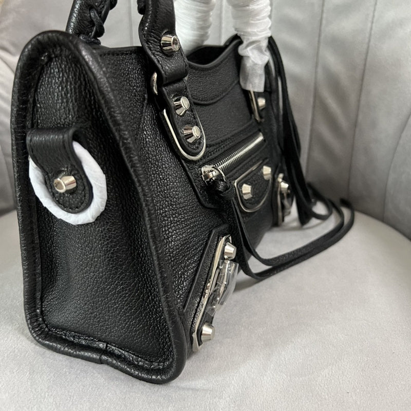 Zivas Charm Understated Luxury Statement Handbag (Signature Shape & Finish) – Back View
