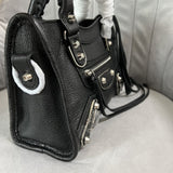 Zivas Charm Understated Luxury Statement Handbag (Signature Shape & Finish) – Back View