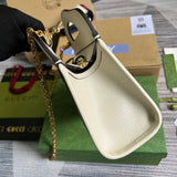 Top view of statement polished women's handbag – women's luxury accessory