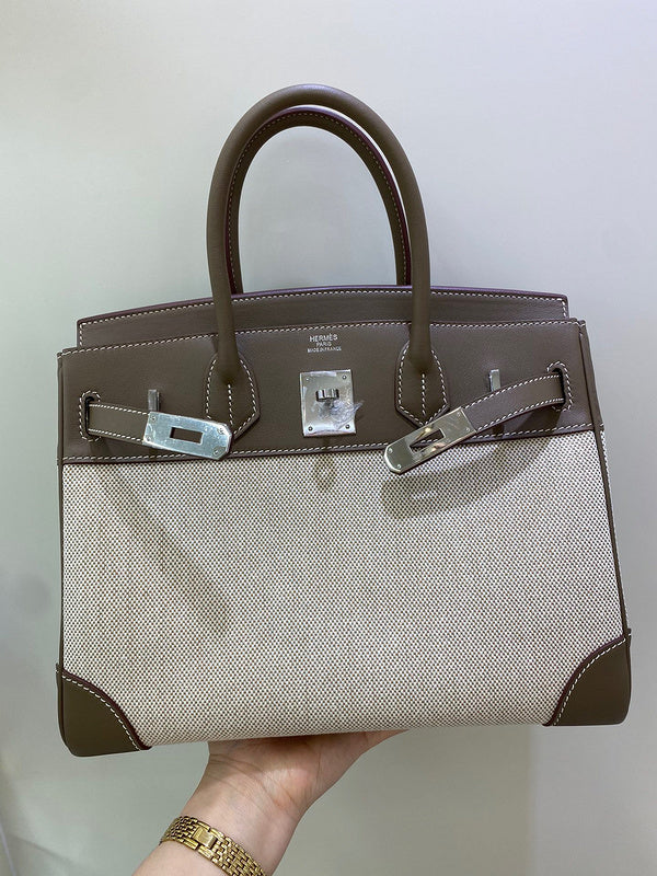 Close-up detail of tailored bag design