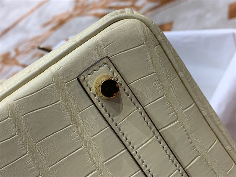 Close-up detail of refined bag design