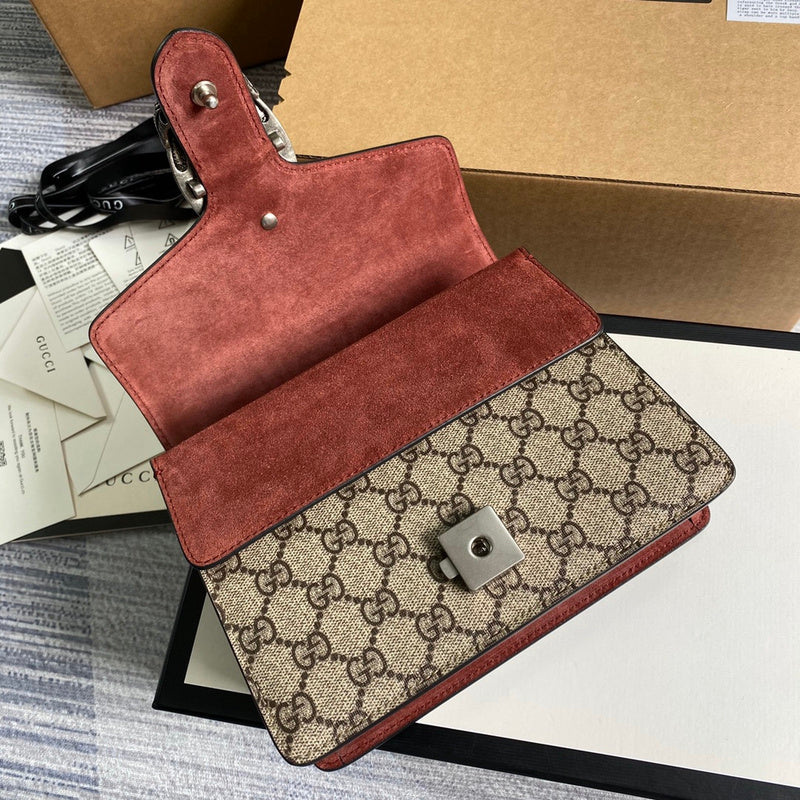 Interior view of signature polished women's handbag – women's statement bag