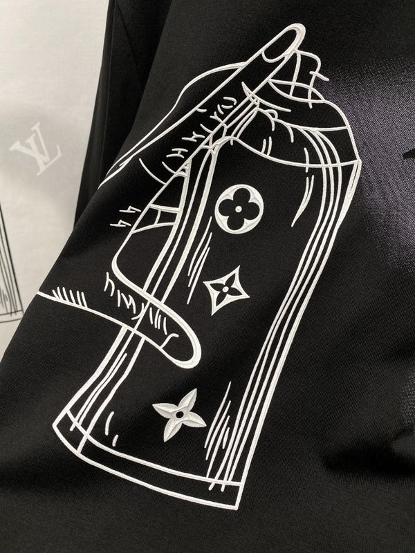 Back view of Louis Vuitton cotton t-shirt with everyday silhouette
