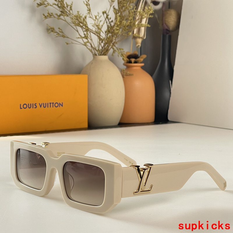 Side view of Louis Vuitton unisex sunglasses