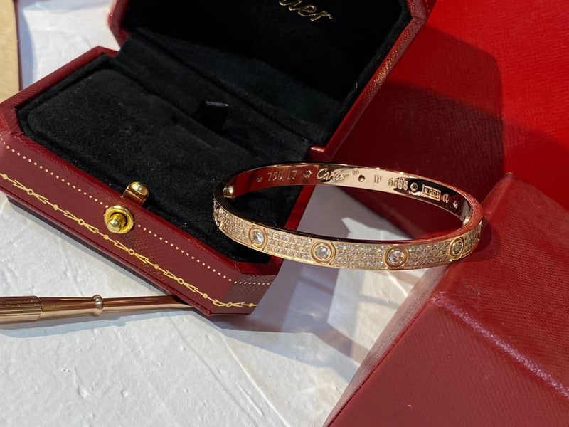 Angled view of Cartier unisex jewelry piece