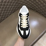 Gucci stone beige luxury sneakers view 4 bold athletic profile