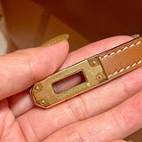 Close-up detail of sophisticated bag design