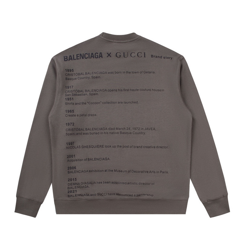 Side profile of Gucci luxury clothing with tailored silhouette