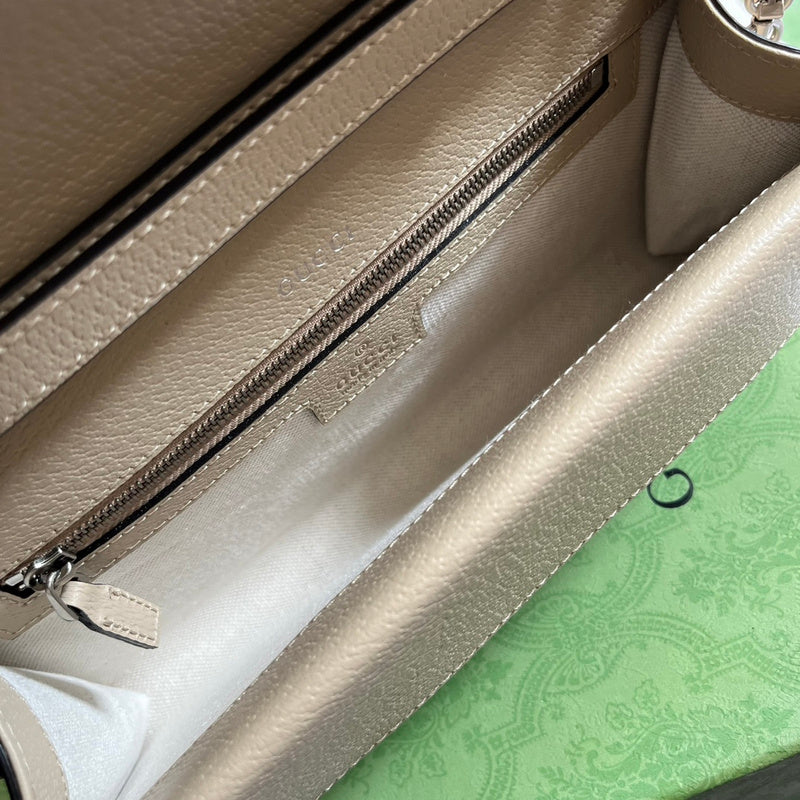 Side profile of classic elevated women's handbag – women's statement bag