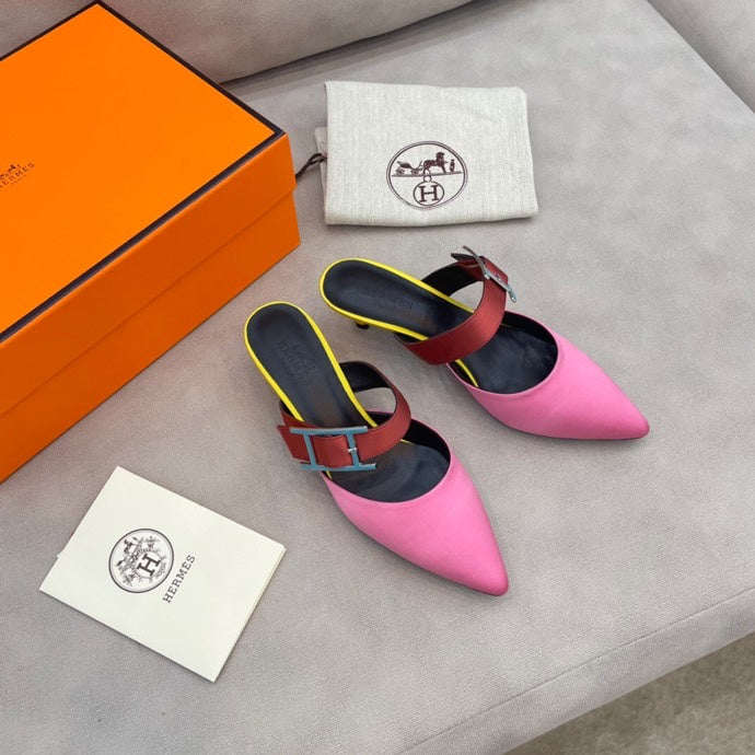 Hermes shoes Style 374 - logo and branding close-up