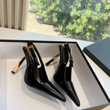 Front view of Saint Laurent luxury piece style No.009