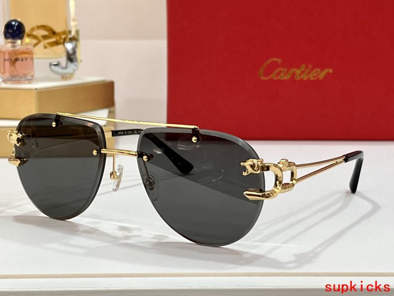 Lifestyle view of Cartier unisex sunglasses