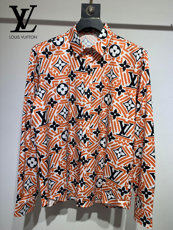 Back view of Louis Vuitton cotton t-shirt with signature branding